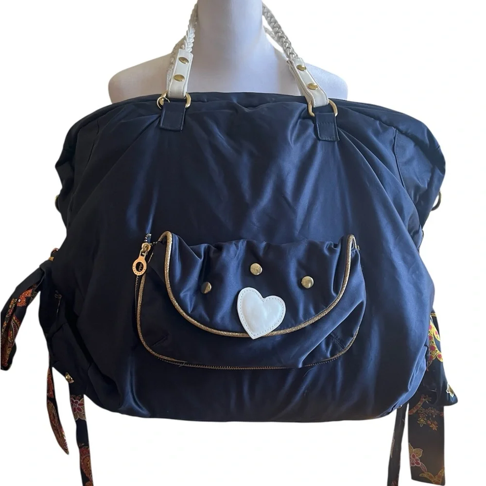 Dominique Marie limited travel / diaper or hospital Detachable Strap bag